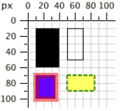 примеры прямоугольников в SVG